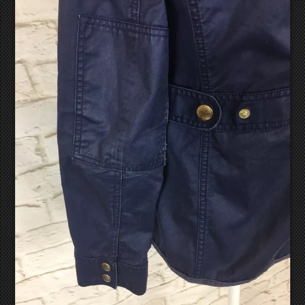 J. Crew Downtown BLUE FIELD JACKET XS - Picture 5 of 8